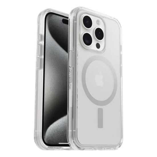 Cover Iphone 15 Pro Symmetry Magsafe Otterbox - Clear